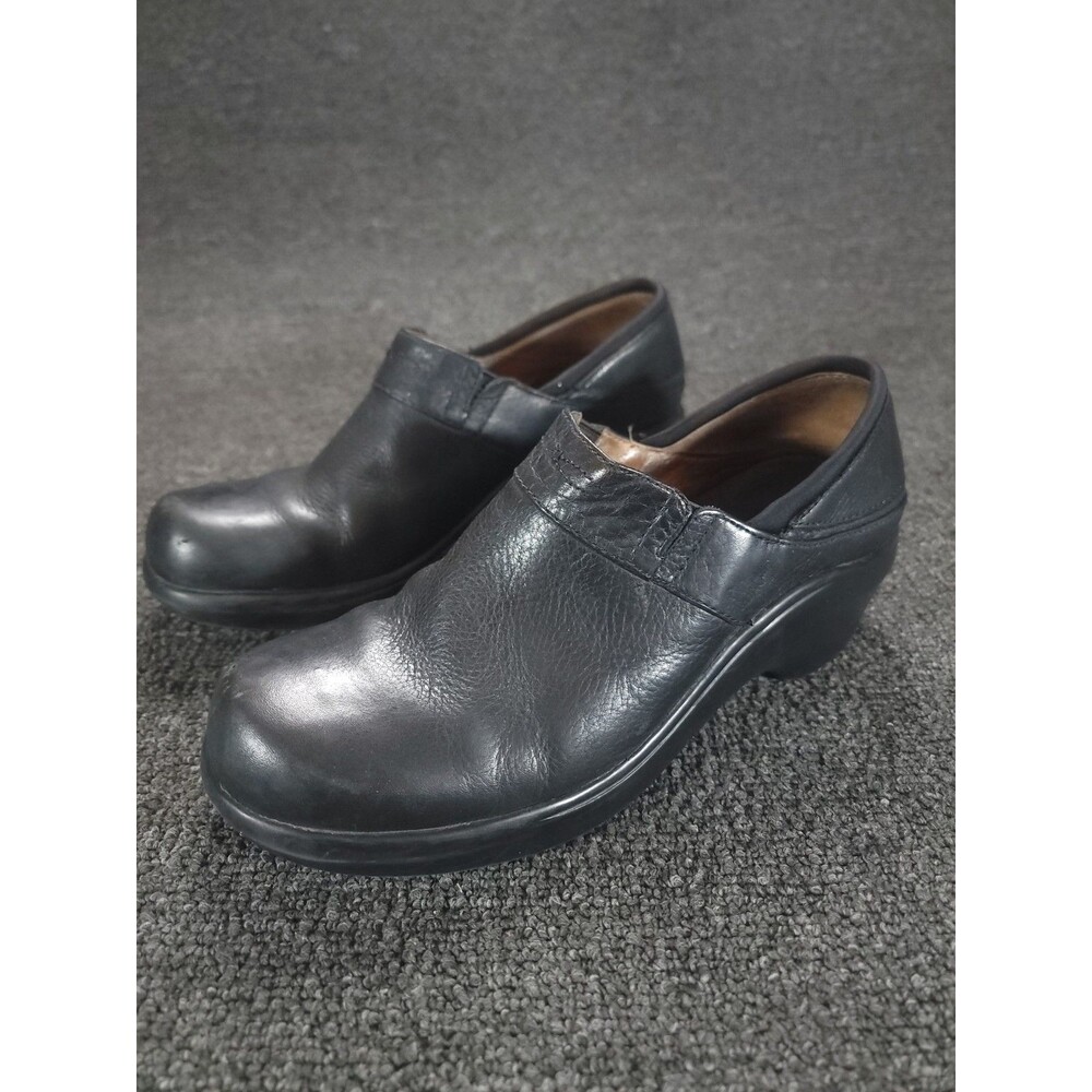 Ariat Santa Cruz Clogs Womens Size 9B Black Leather Slip On Comfort Casual Shoes